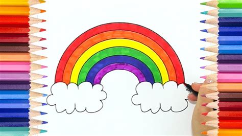 How To Draw A Rainbow Really Easy Drawing Tutorial Drawing Tutorial Riset