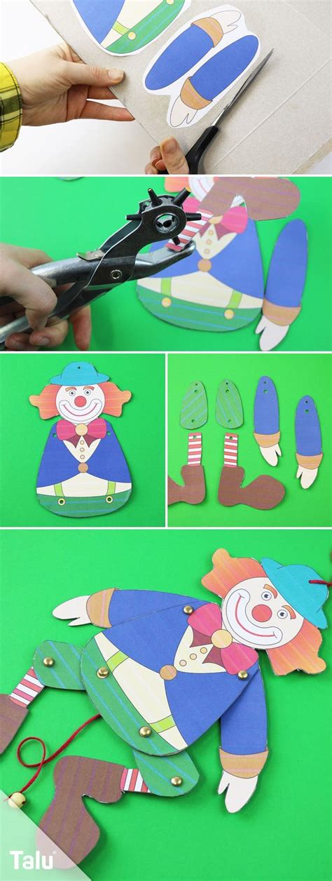 Jahreszeit, fasching, ist wieder voll im gange. Clown / Clownsgesicht basteln Bastelanleitung mit Ideen ...