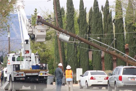 Downed Power Poles Cause Outage In Washington City St George News