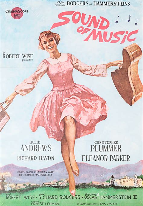 A Movie Poster For Sound Of Music 1960s Bukowskis