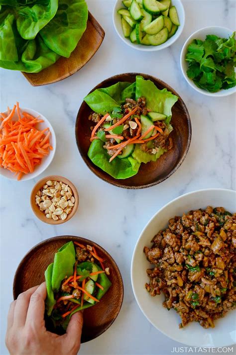30 Minute Chinese Chicken Lettuce Wraps Just A Taste