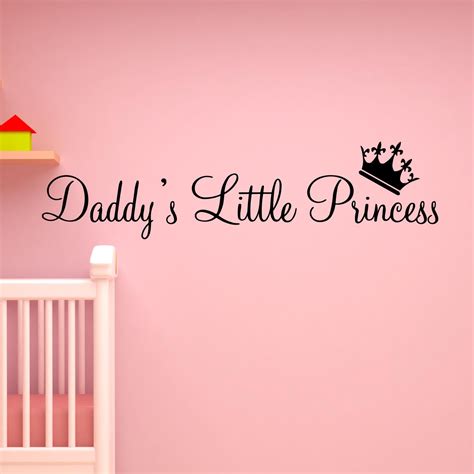 décor decals stickers and vinyl art wall stickers daddys little princess
