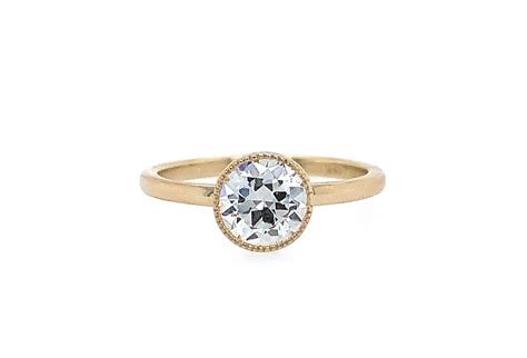 The Margot Diamond Bezel Set Engagement Ring Minichiello Jewellers