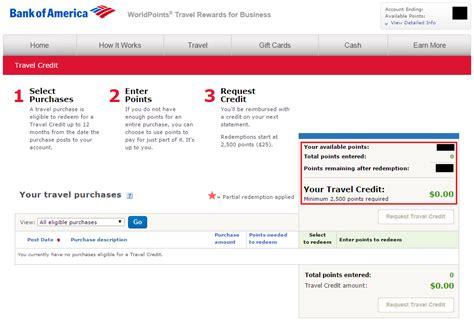 Earn 5,000 points, a $50 value 1. How to Redeem Bank of America WorldPoints Travel Rewards