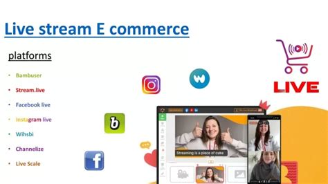 Ppt Live Stream Ecommerce Powerpoint Presentation Free Download Id
