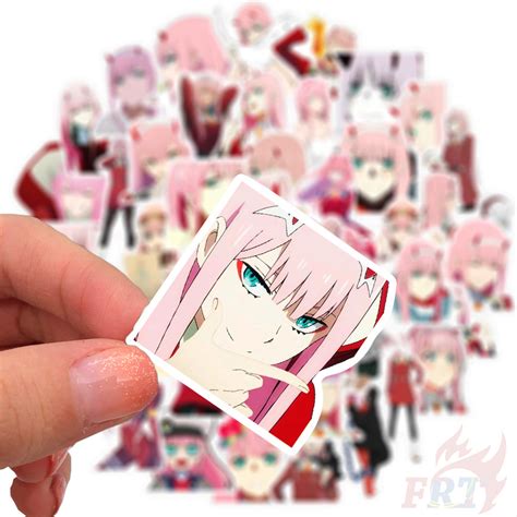 Darling In The Franxx Series 06 Anime Zero Two 02 Stickers 50pcsset
