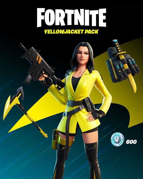 This one will be called 'yellow jacket' and will feature a skin, pickaxe, and. The Yellowjacket Pack includes the Yellowjacket Outfit ...