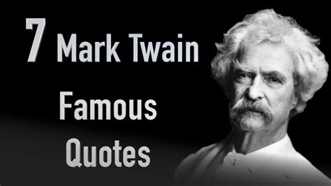 Promise me you'll always remember: 7 Mark Twain Famous Quotes - YouTube