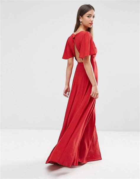 Love This From Asos Pretty Maxi Dress Bridemaid Dress Bridesmaid Frill Dress Maxi Dress