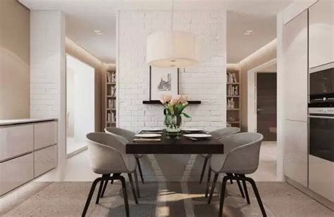 White And Grey Is A Great Combine Love The Lamp Dining Room Modern