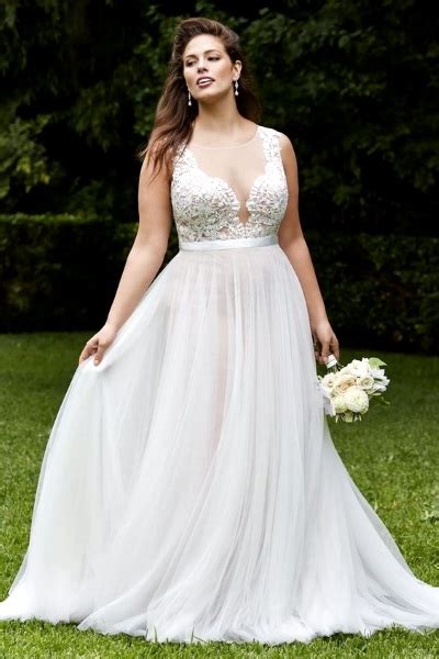 50 beautiful plus size wedding gowns pink lover