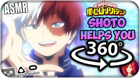 Todoroki Shoto Helps You~ Asmr 360 My Hero Academia 360 Vr Youtube