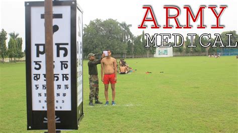 Indian Army Medical Test In Hindi Full Eye Vision Test Army Medical Test Jd