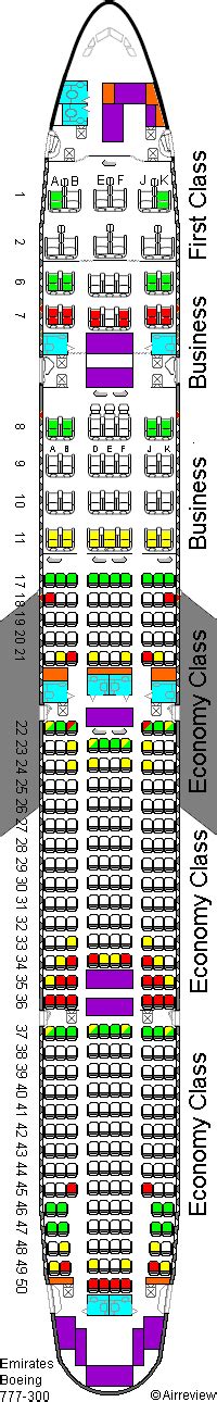 Boeing 777 Seating Emirates