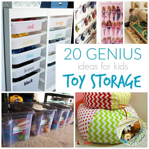 When dealing with a toy surplus, rotate some of them into the shed or garage. 7+1 Toy Storage Ideas 2019 DIY Plans In A Small Space ...