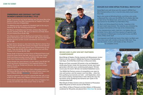 wisconsin state golf association wisconsin golfer october 2023 page 12