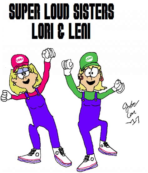 The Super Loud Sisters Lori And Leni By Fromequestria2la On Deviantart