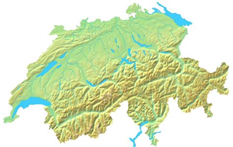 Carta Geografica Della Svizzera Topografia E Caratteristiche Fisiche