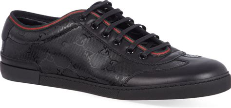 Gucci Barcelona Gg Shiny Trainers In Black For Men Lyst