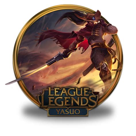 Yasuo 2 Icon League Of Legends Gold Border Iconset Fazie69