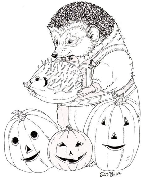 The bear from the mitten coloring page. Jan Brett...Free Coloring pages | Jan Brett: Artist ...
