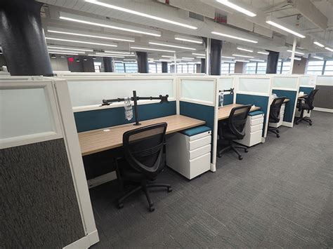 Office Interiors Glass Cubicles Design And Furniture Installation Nyc