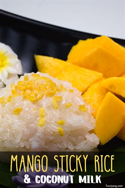 Authentic Mango With Sticky Rice And Coconut Milk Mango Sticky Rice Or