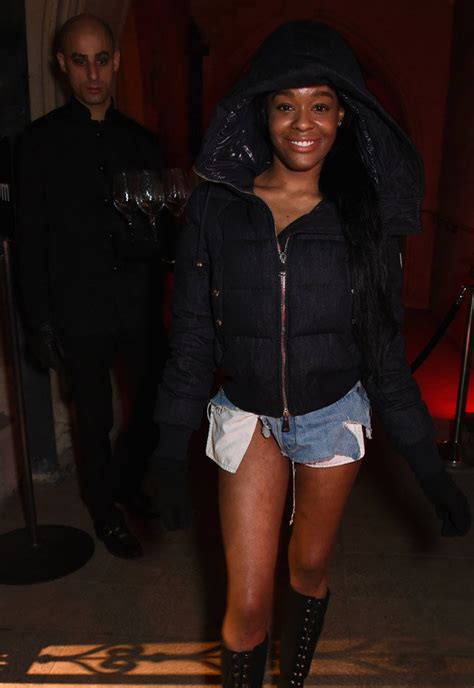 azealia banks bares all in denim thong daily star