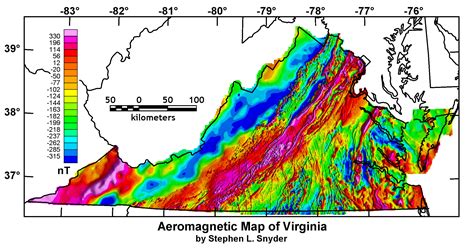 Virginia Aeromagnetic And Gravity Maps And Data