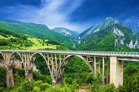 The Djudjervi Tara Bridge in #Zabljak, #Montenegro | Cool places to