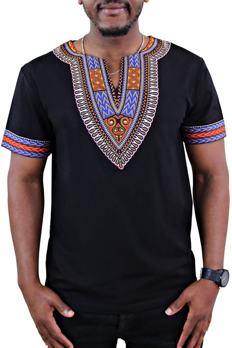 Dashiki Men Shirt African Print T Shirt I Wear African Marketplace
