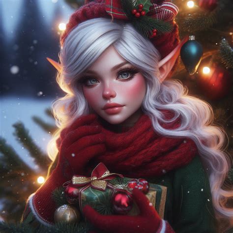 Christmas Elf Babe 3d Digital Illustration By Xrebelyellx On Deviantart