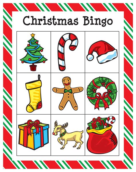 30 Free Printable Christmas Bingo Cards