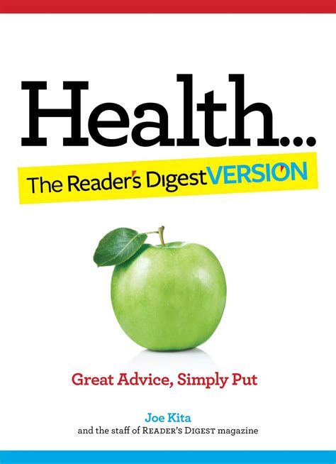 Health The Readers Digest Version Ebook By Editors Of Readers Digest Official Publisher