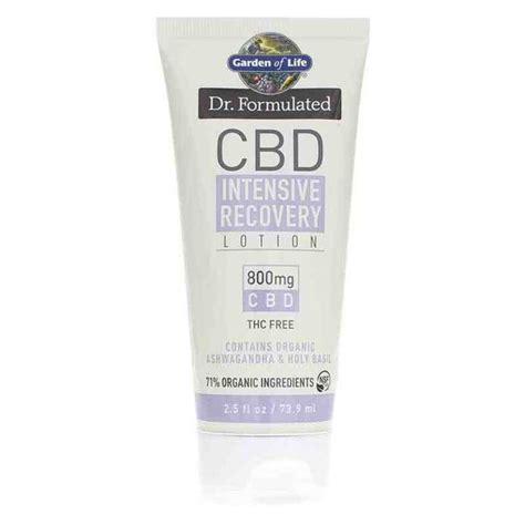 Dr Formulated Cbd Intensive Recovery Lotion Garden Of Life