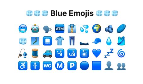 30 Blue Emojis Meanings Explained Copy And Paste