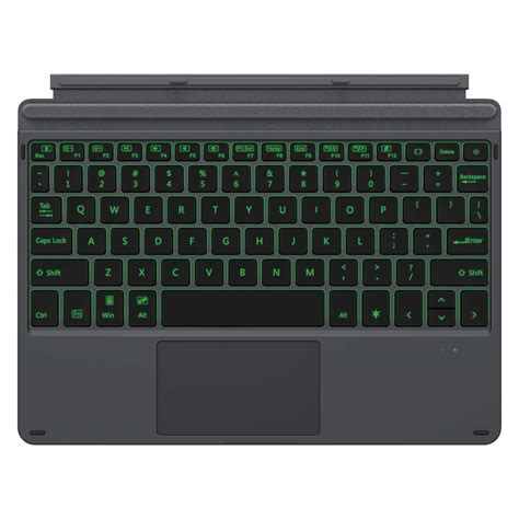 Moko 7 Color Backlit Bluetooth Keyboard For Microsoft Surface Go 10 2