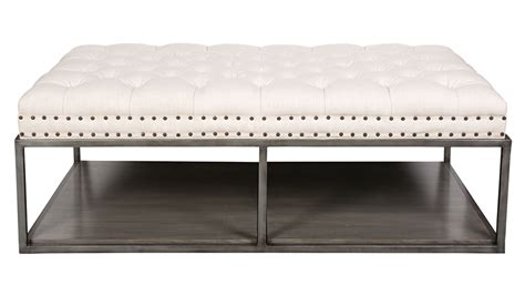White ottoman coffee table songmics 43 inches faux leather folding storage ottoman bench, storage chest footrest padded seat, white ulsf702 4.6 out of 5 stars 11,846 White Leather Ottoman Coffee Table Furniture | Roy Home Design