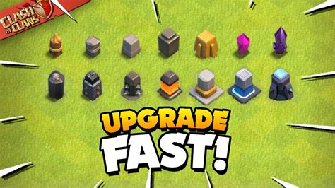 Secrets To Upgrade Your Walls Fast Clash Of Clans Youtube
