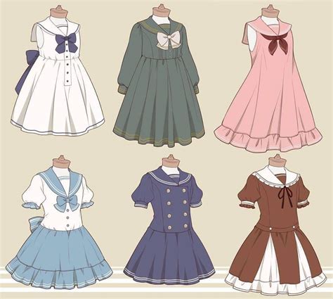 xem ngay vẽ quần Áo anime ngầu ️hình vẽ trang phục anime nam nữ nội thất hằng phát thiết kế