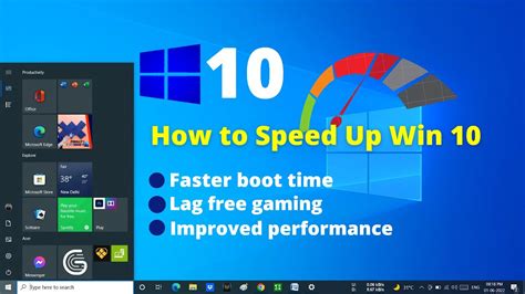 How To Speed Up Your Windows 10 Performance 12 Settings Youtube