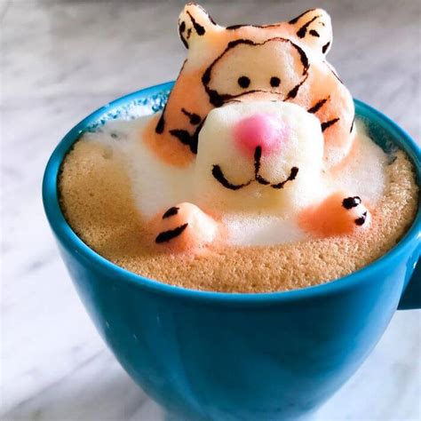 Adorable 3d Latte Art By Periperipeng Design Swan