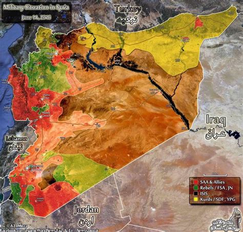 Civil war and international intervention in syria. A7_Mirza - Syria Map update Jun 14th 2016 : syriancivilwar