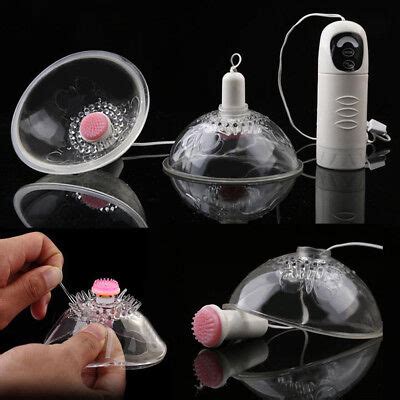 Nipple Spinning Stimulator Vibrator Breast Enlargement Suction Cups Couples Sm Ebay