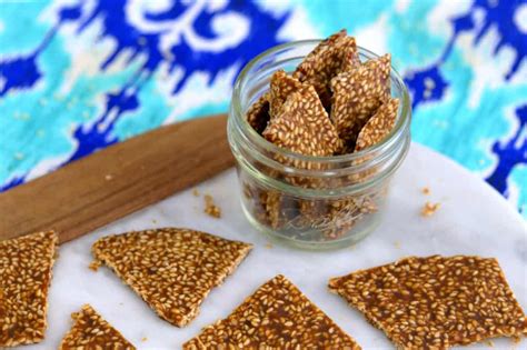 If you're in the market for a sugary treat with some crunch, look no further than peanut brittle. Crunchy Sesame Brittle | Clean Vegan Candy Recipe | Mind ...