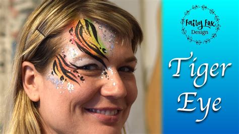 Tiger Eye Face Painting Tutorial Youtube
