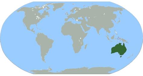 Location Map Of Australia At Au