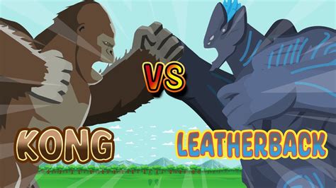 Kong Vs Leatherback Kaiju Animation YouTube