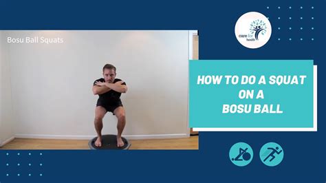 Godaming Sports Therapist Demonstrating Bosu Ball Squats Youtube