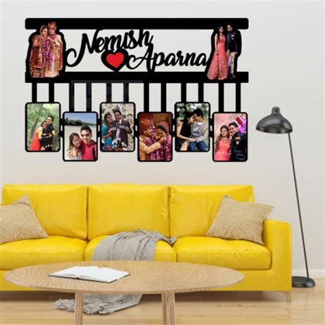 Personalized Name Photo Collage Frame Name Collage Frame